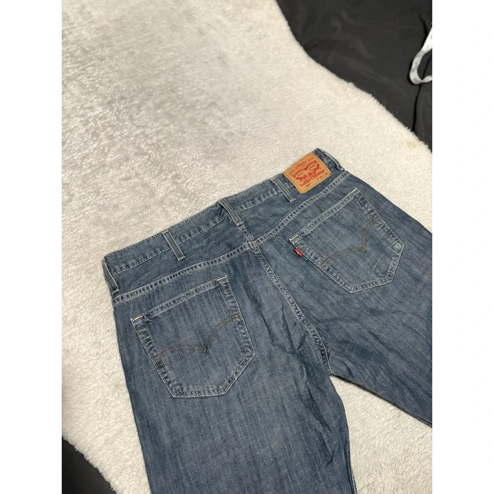 Levi's 569 Loose Straight Men's Blue Jeans Size 38x34 Pants